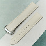 AquaFlex Rubber Deployant Strap - Beige