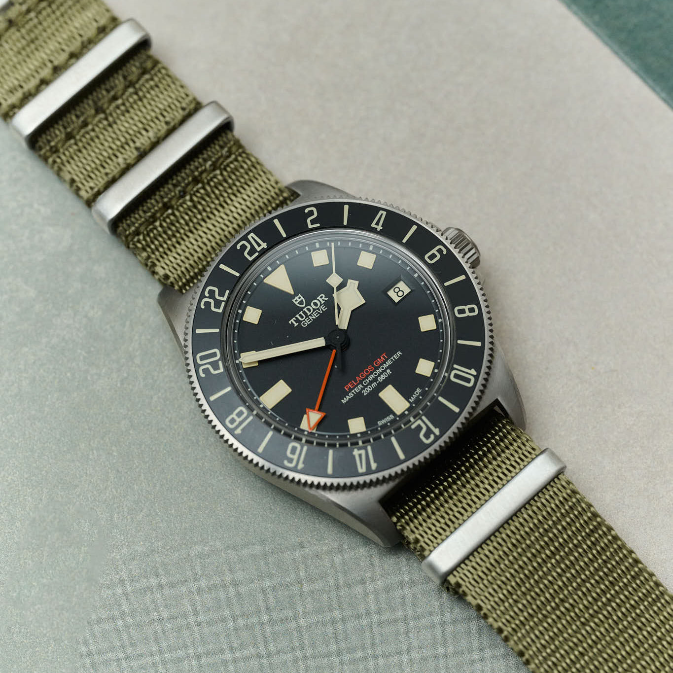 Premium Fabric Watch Strap - Olive Green - The Strap Tailor