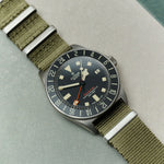 Premium Fabric Watch Strap - Olive Green - The Strap Tailor