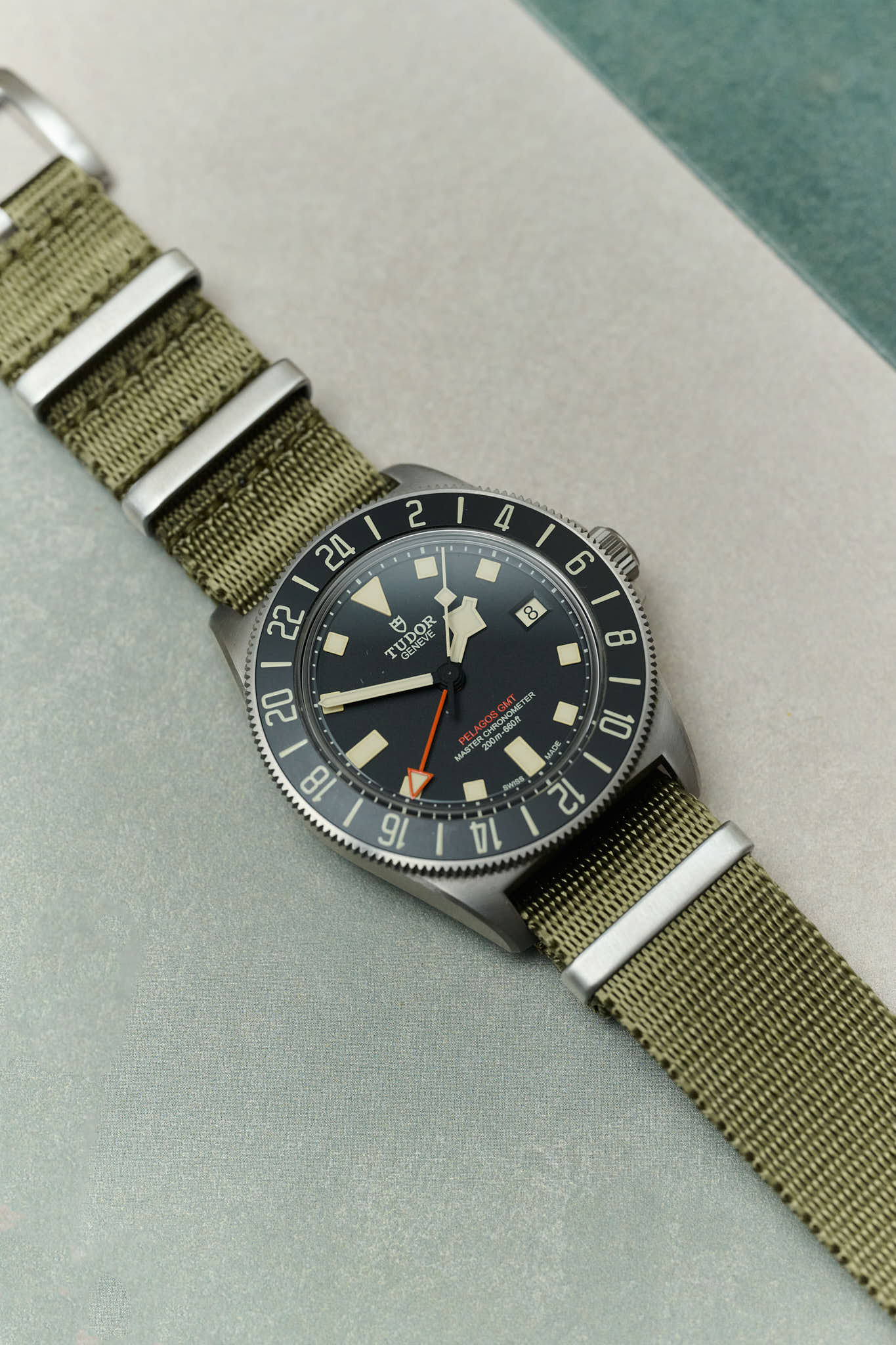 Premium Fabric Watch Strap - Olive Green - The Strap Tailor