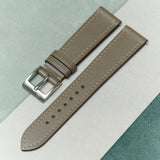 Slimline Saffiano Chevre Strap - Taupe - RTW - The Strap Tailor