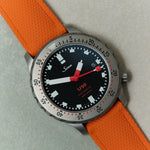 AquaFlex Rubber Classic Strap - Orange - The Strap Tailor