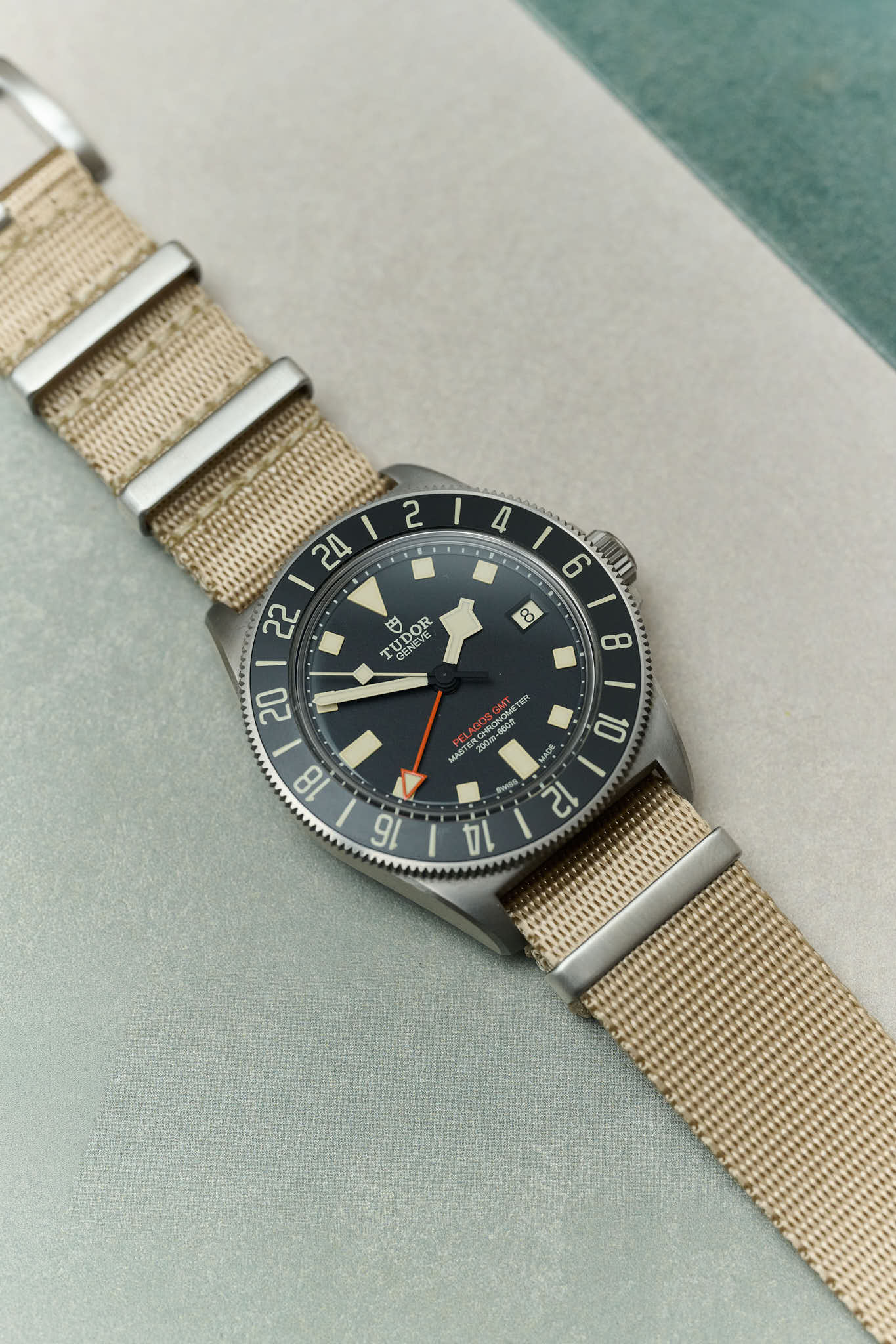 Premium Fabric Watch Strap - Sand - The Strap Tailor