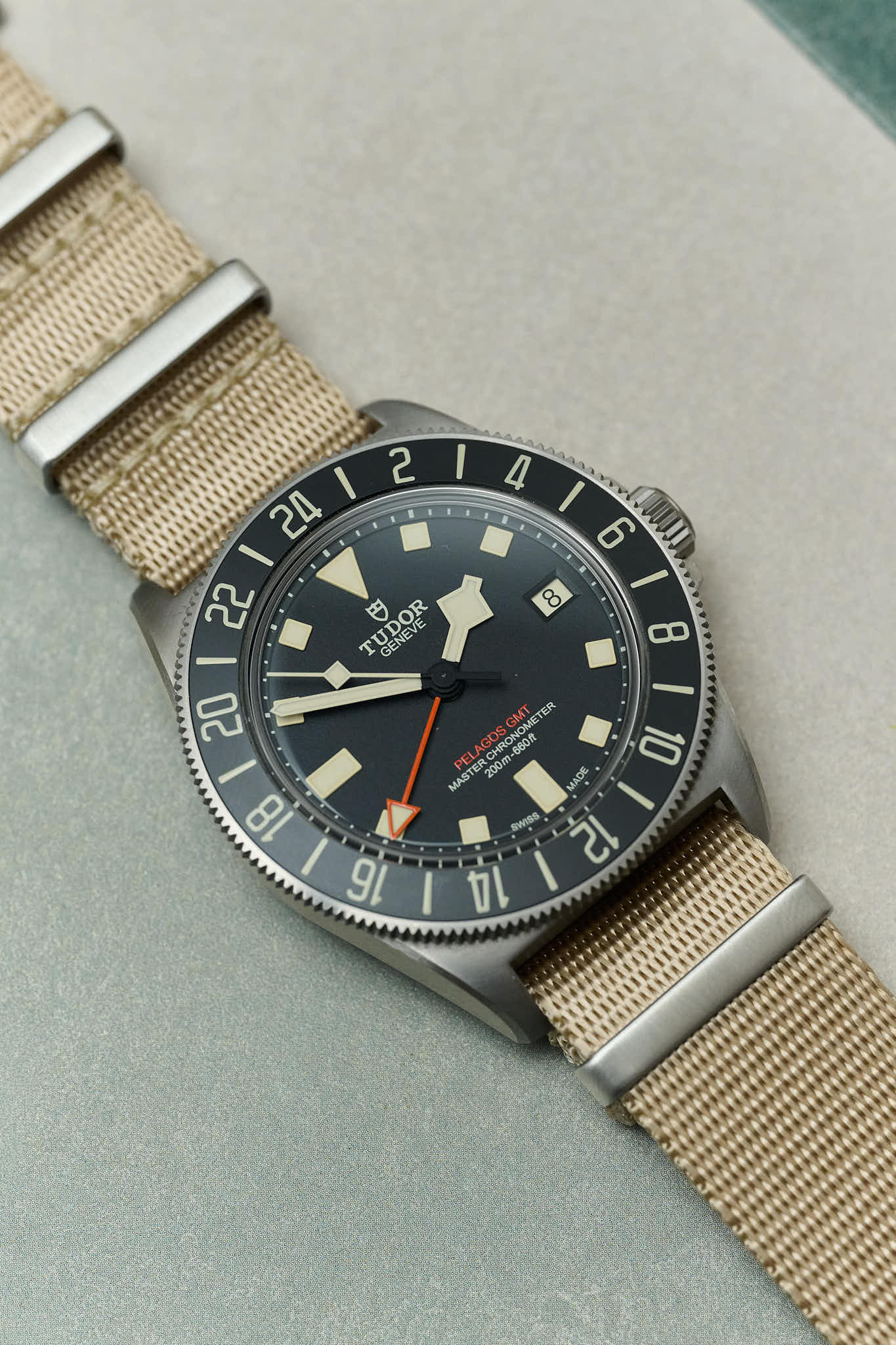 Premium Fabric Watch Strap - Sand - The Strap Tailor