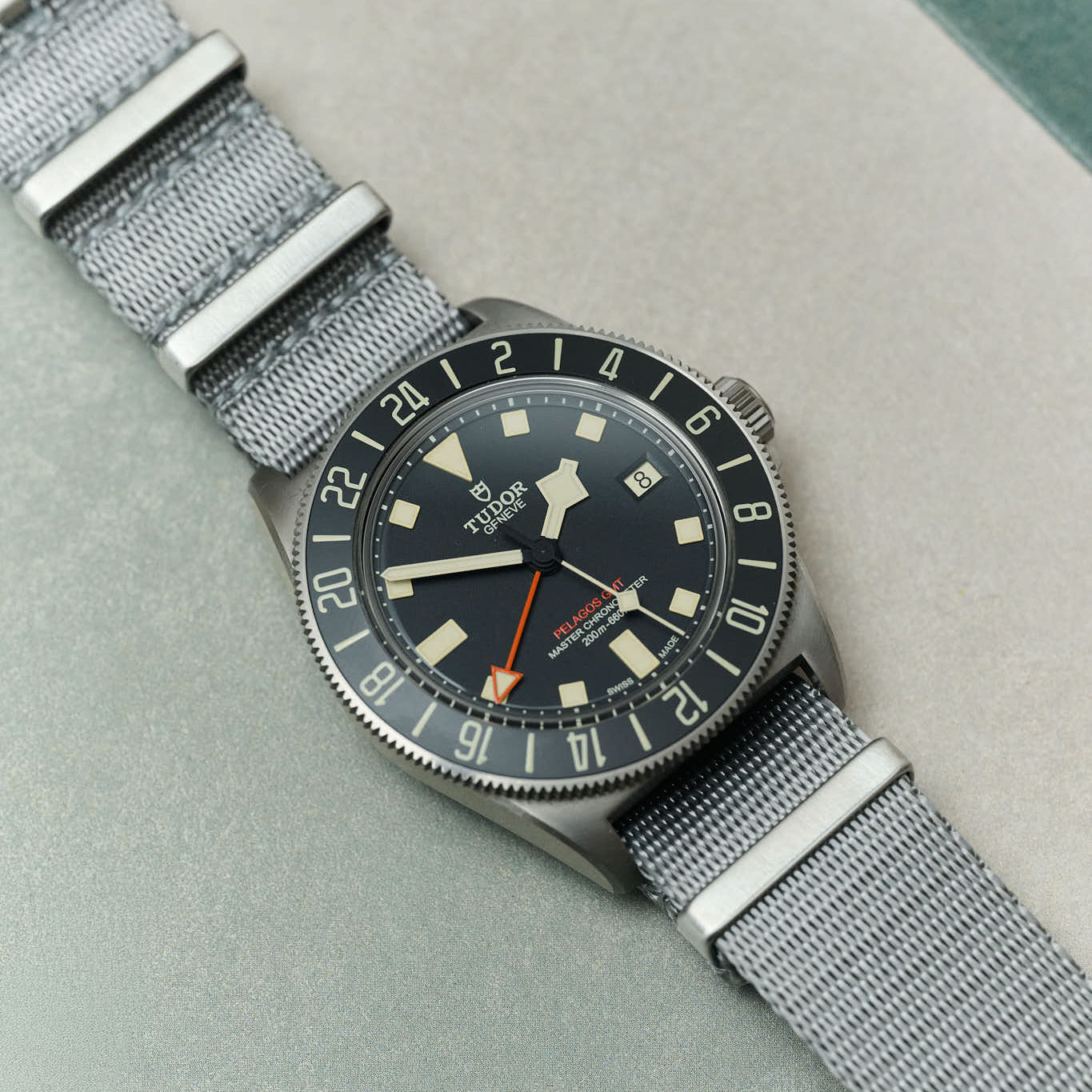 Premium Fabric Watch Strap - Grey - The Strap Tailor