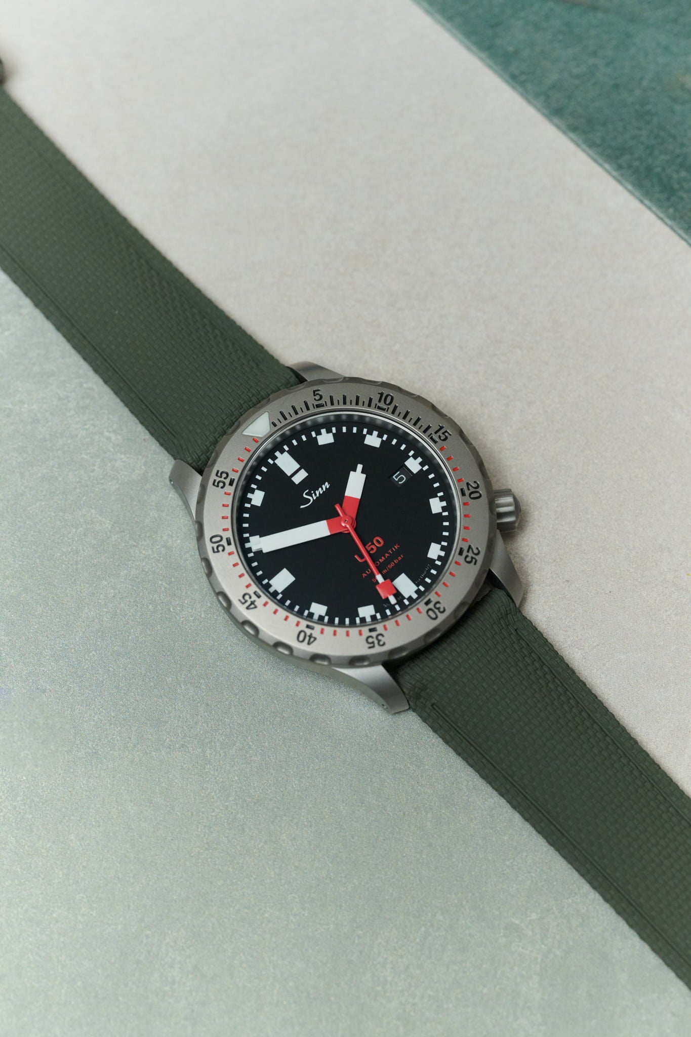 AquaFlex Rubber Classic Strap - Green - The Strap Tailor