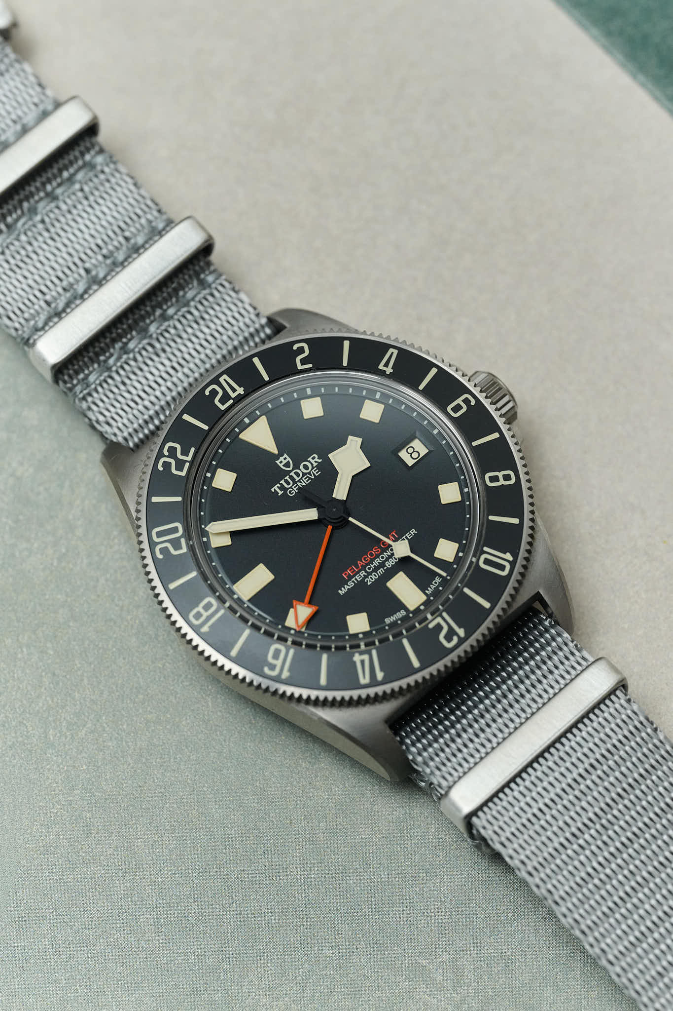 Premium Fabric Watch Strap - Grey - The Strap Tailor