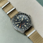 Premium Fabric Watch Strap - Khaki - The Strap Tailor