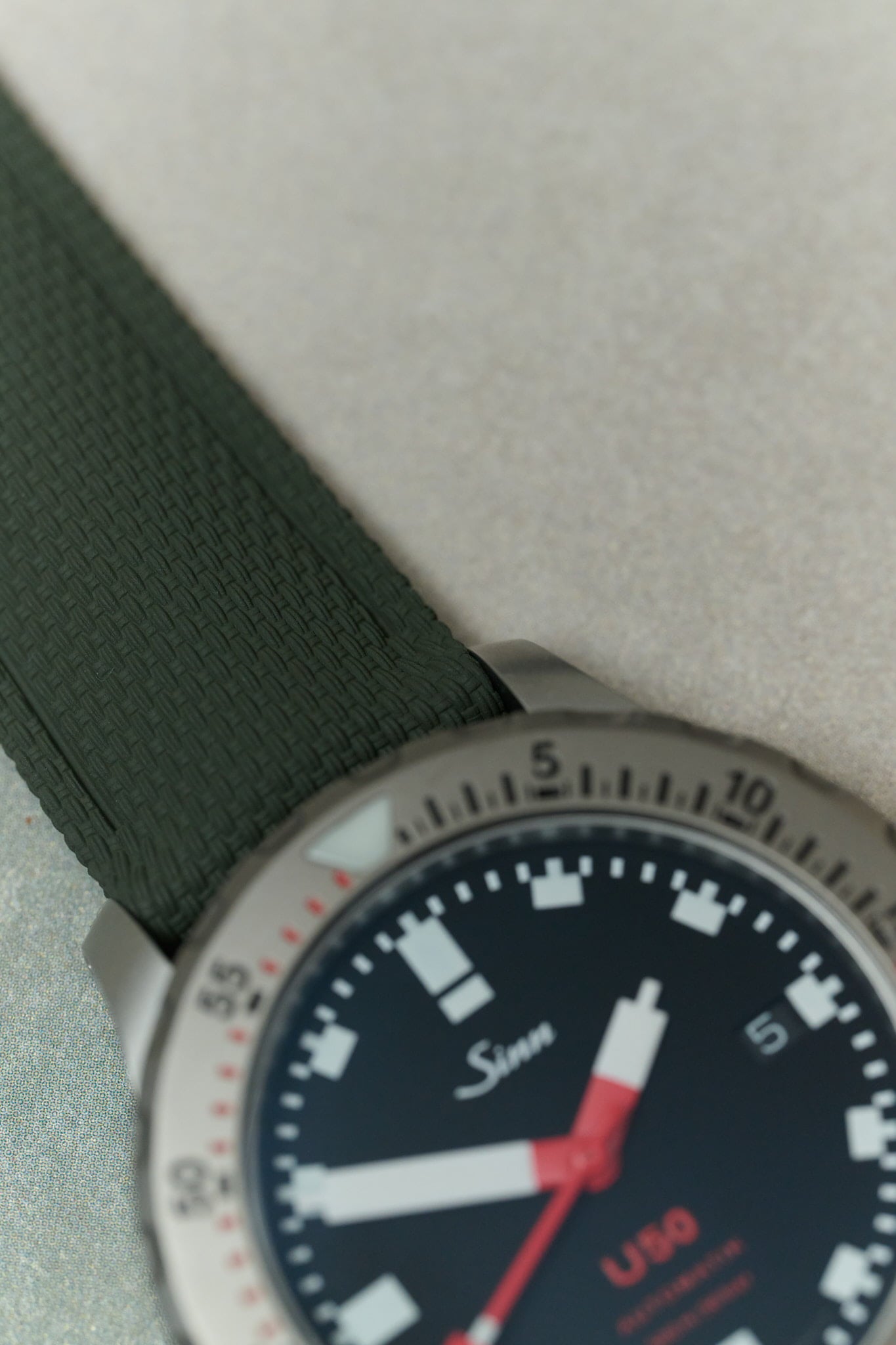 AquaFlex Rubber Classic Strap - Green - The Strap Tailor