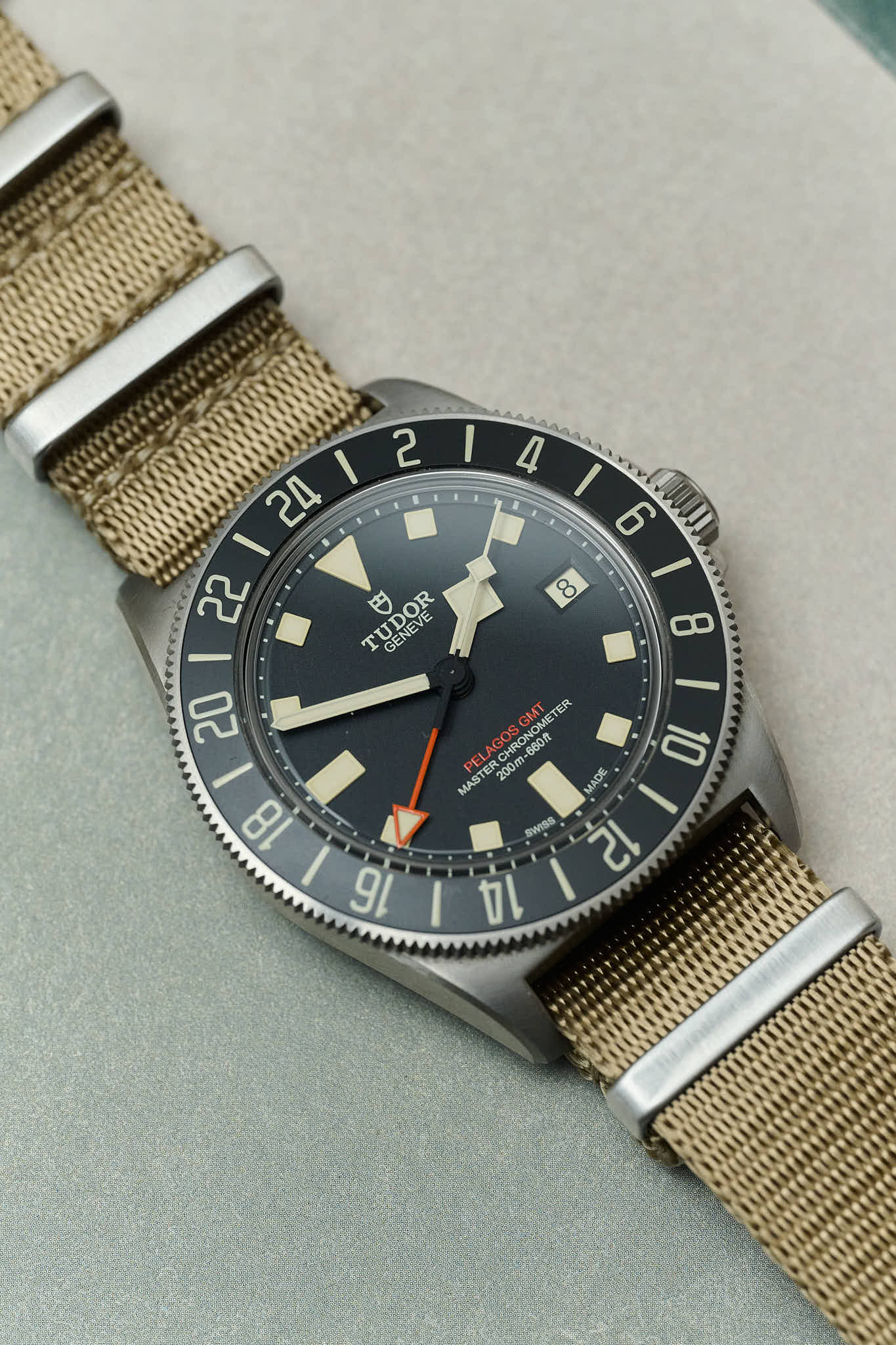 Premium Fabric Watch Strap - Khaki - The Strap Tailor