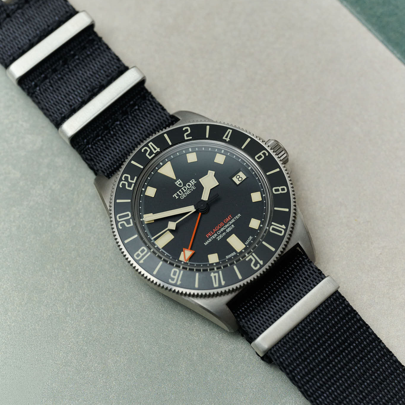 Premium Fabric Watch Strap - Black - The Strap Tailor