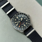 Premium Fabric Watch Strap - Black - The Strap Tailor