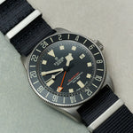 Premium Fabric Watch Strap - Black - The Strap Tailor