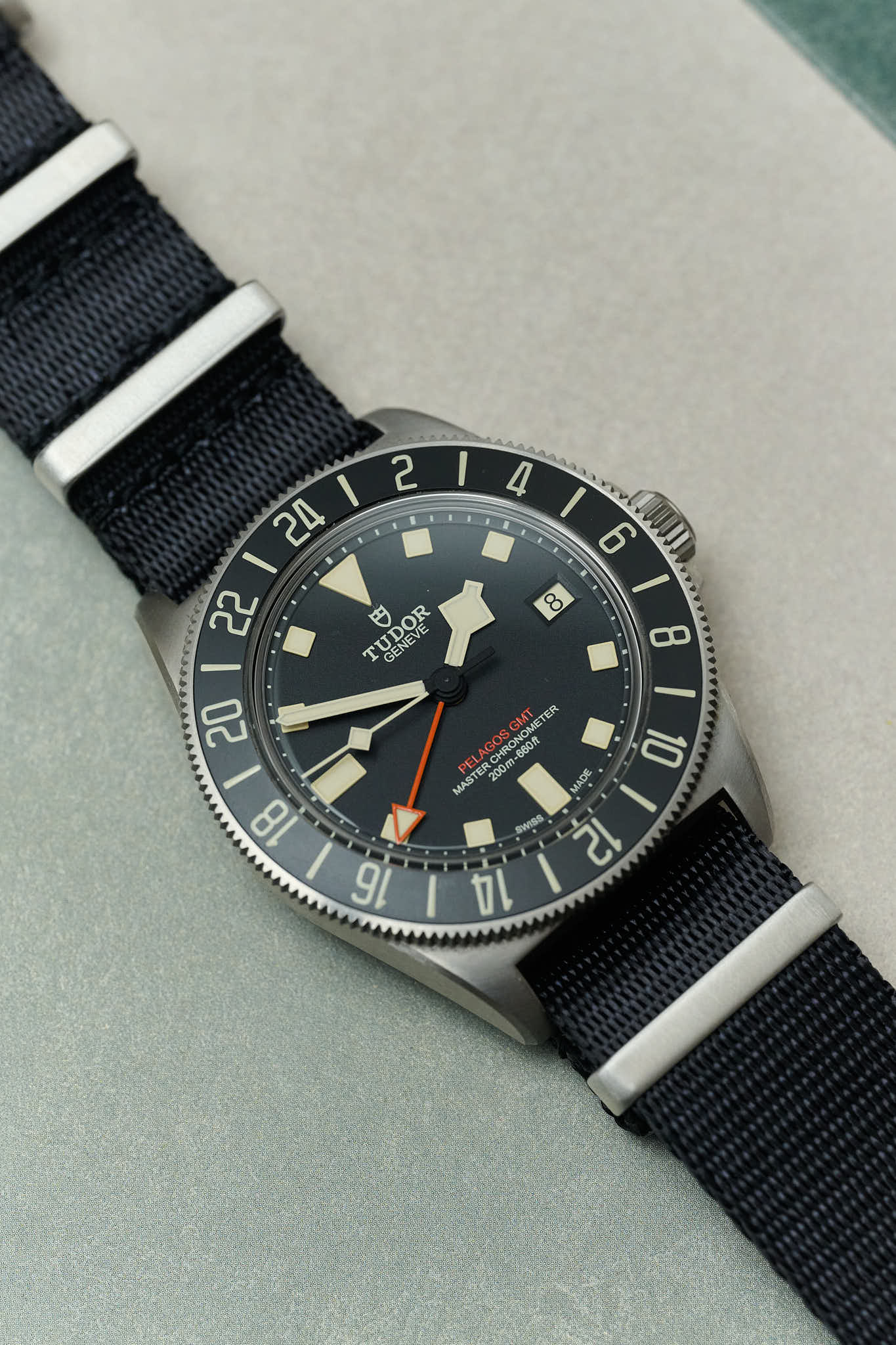 Premium Fabric Watch Strap - Black - The Strap Tailor