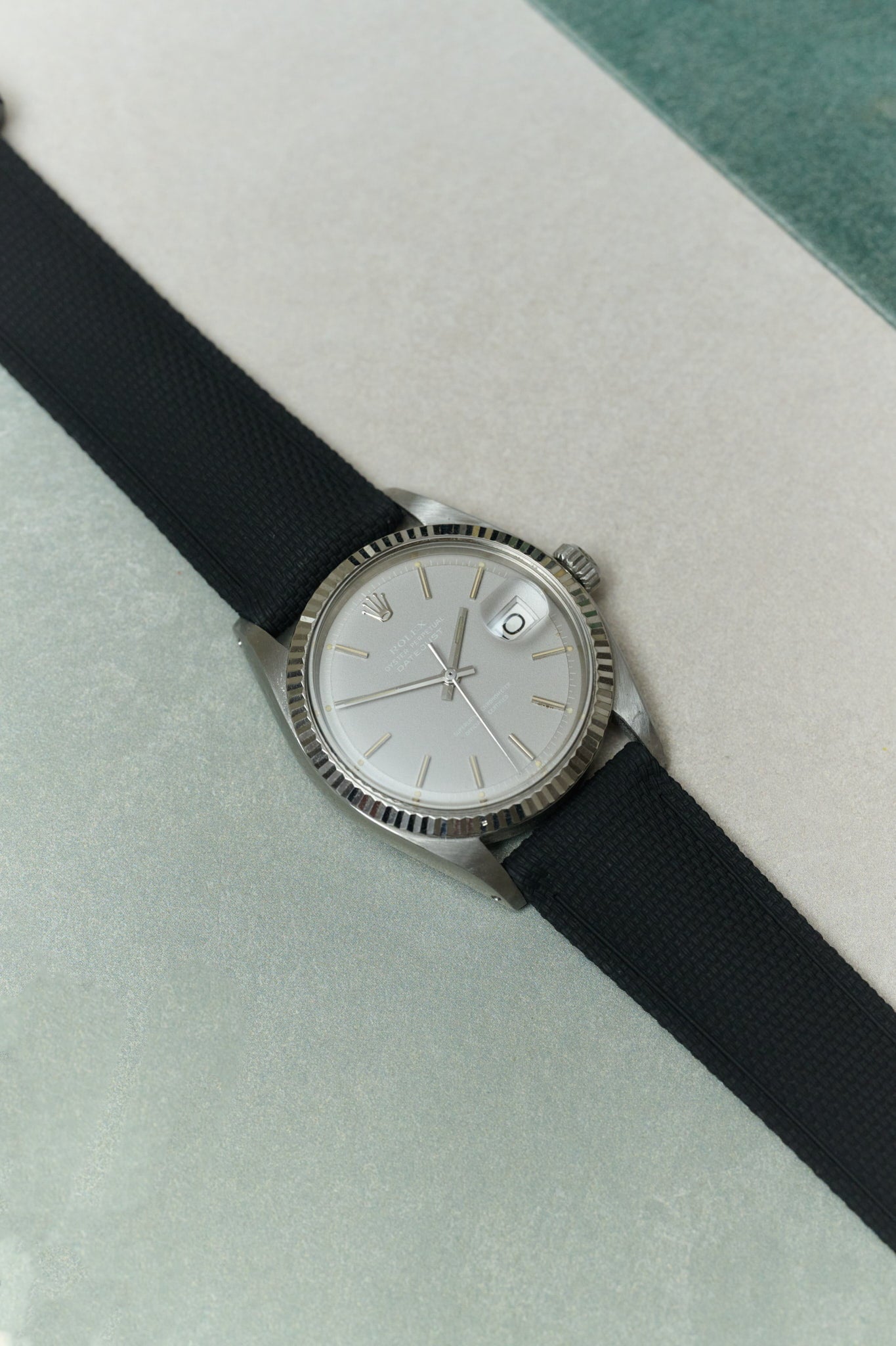 AquaFlex Rubber Classic Strap - Black - The Strap Tailor