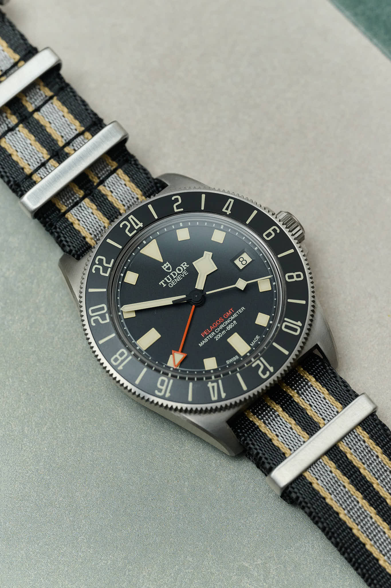 Premium Fabric Watch Strap - No Time To Die Bond - The Strap Tailor