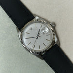 AquaFlex Rubber Classic Strap - Black - The Strap Tailor