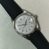 AquaFlex Rubber Classic Strap - Black - The Strap Tailor