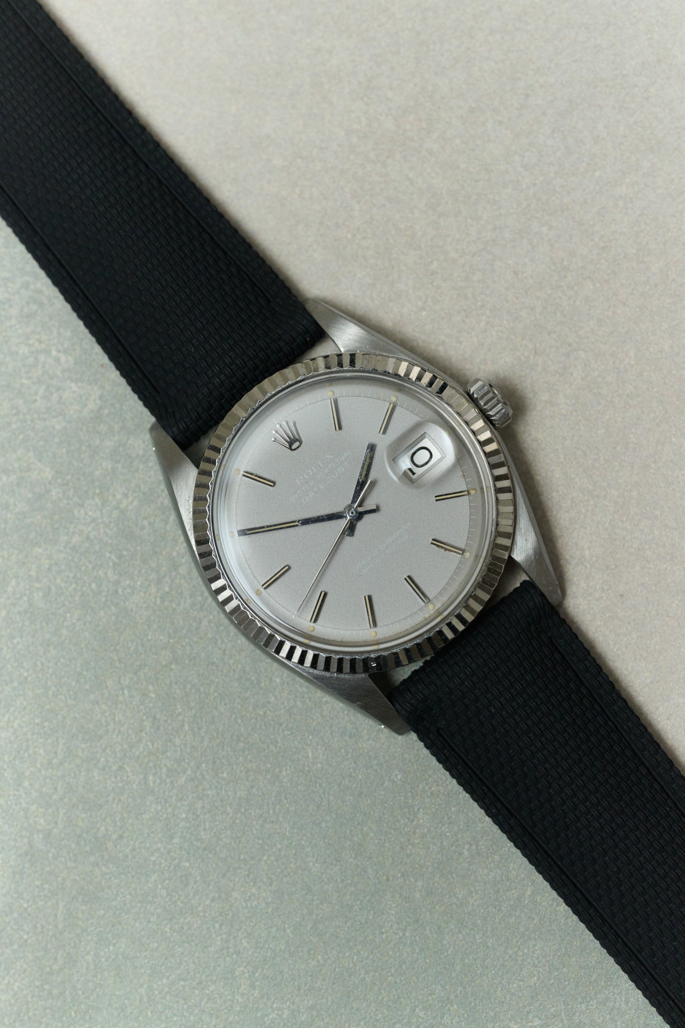 AquaFlex Rubber Classic Strap - Black - The Strap Tailor
