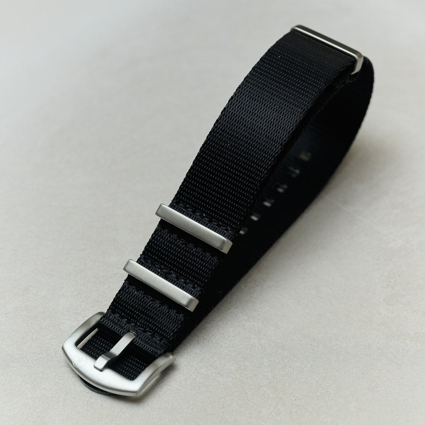 Premium Fabric Watch Strap - Black - The Strap Tailor