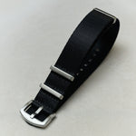 Premium Fabric Watch Strap - Black - The Strap Tailor
