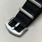 Premium Fabric Watch Strap - Black - The Strap Tailor