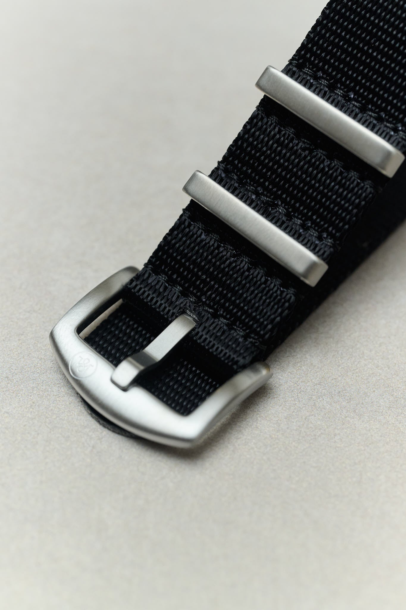 Premium Fabric Watch Strap - Black - The Strap Tailor