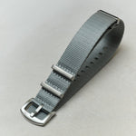 Premium Fabric Watch Strap - Grey - The Strap Tailor