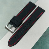 Textured & Stitched Rubber Straps