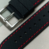 Textured & Stitched Rubber Straps