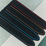 Textured & Stitched Rubber Straps