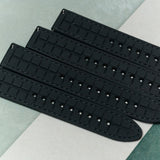 Textured & Stitched Rubber Straps