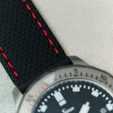 Textured & Stitched Rubber Straps