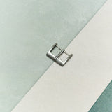 Watch Strap Pin Buckle - Brushed Steel