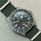Pleated Fabric Military Watch Strap - Army Green - The Strap Tailor