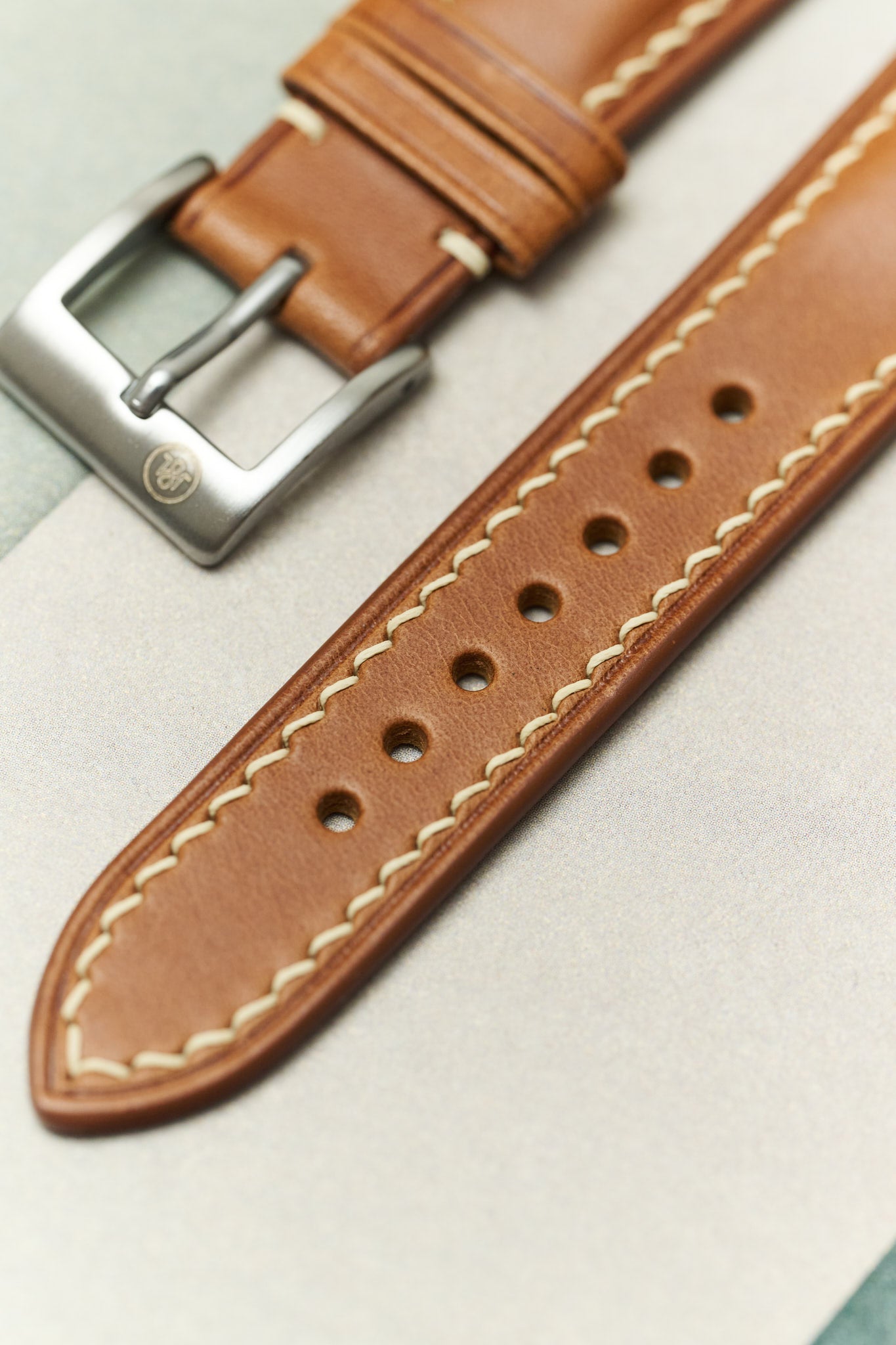 Barenia Watch Strap - Mid Brown - RTW - The Strap Tailor