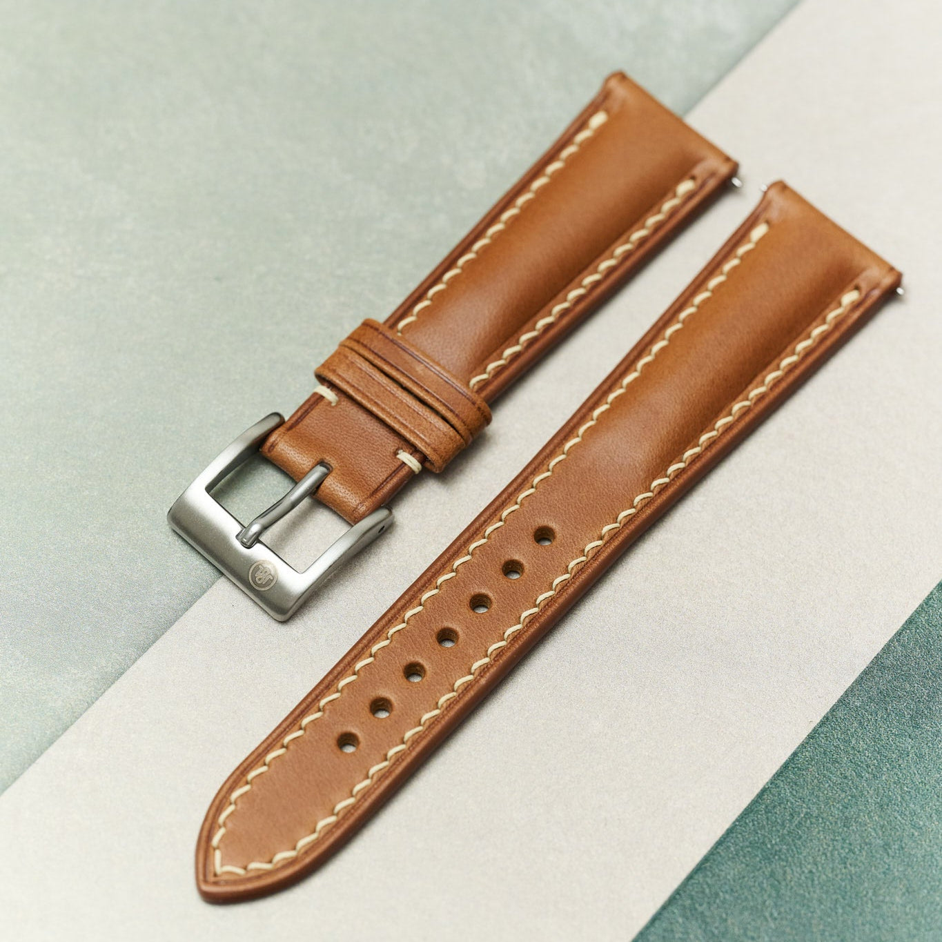 Barenia Watch Strap - Mid Brown - RTW - The Strap Tailor