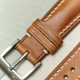 Barenia Watch Strap - Mid Brown - RTW - The Strap Tailor
