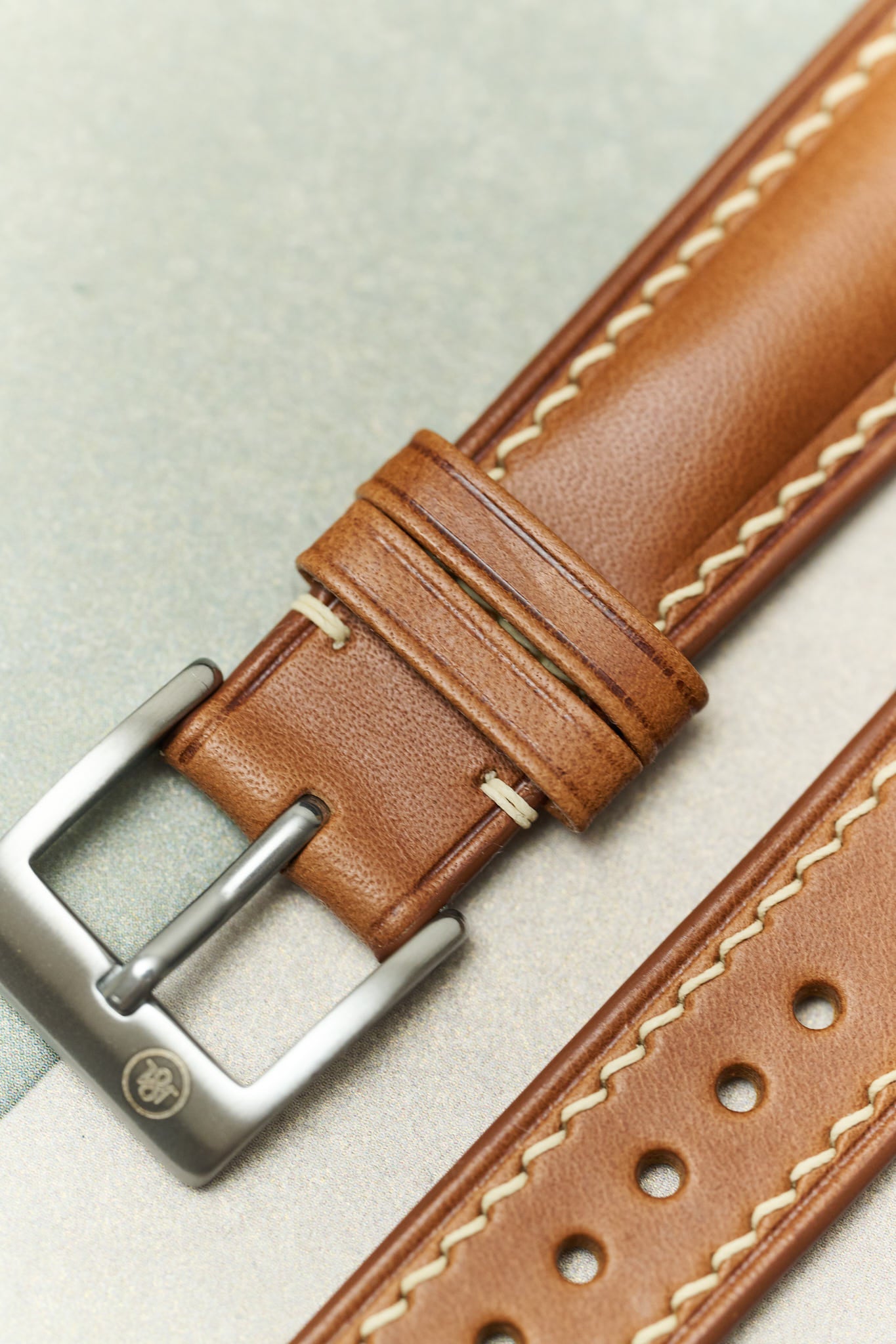 Barenia Watch Strap - Mid Brown - RTW - The Strap Tailor