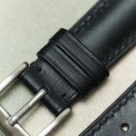 Buttero Padded Watch Strap - Black - RTW - The Strap Tailor