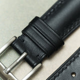 Buttero Padded Watch Strap - Black - RTW - The Strap Tailor