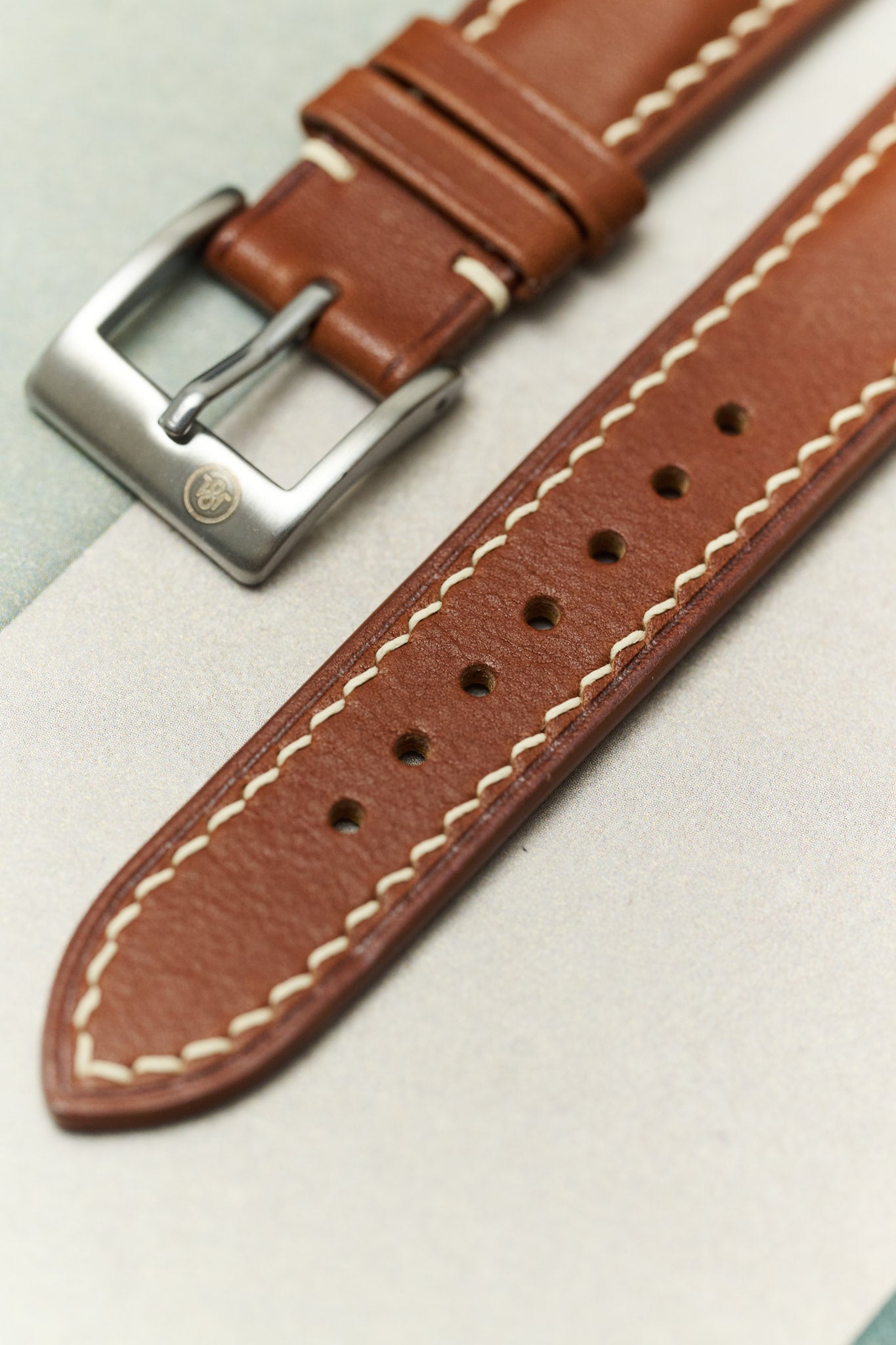 Buttero Watch Strap - Chestnut - RTW - The Strap Tailor