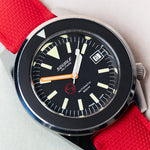 AquaFlex Rubber Classic Strap - Red - The Strap Tailor