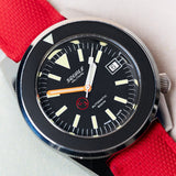 AquaFlex Rubber Classic Strap - Red - The Strap Tailor