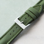 Sailcloth Watch Strap - Army Green - The Strap Tailor