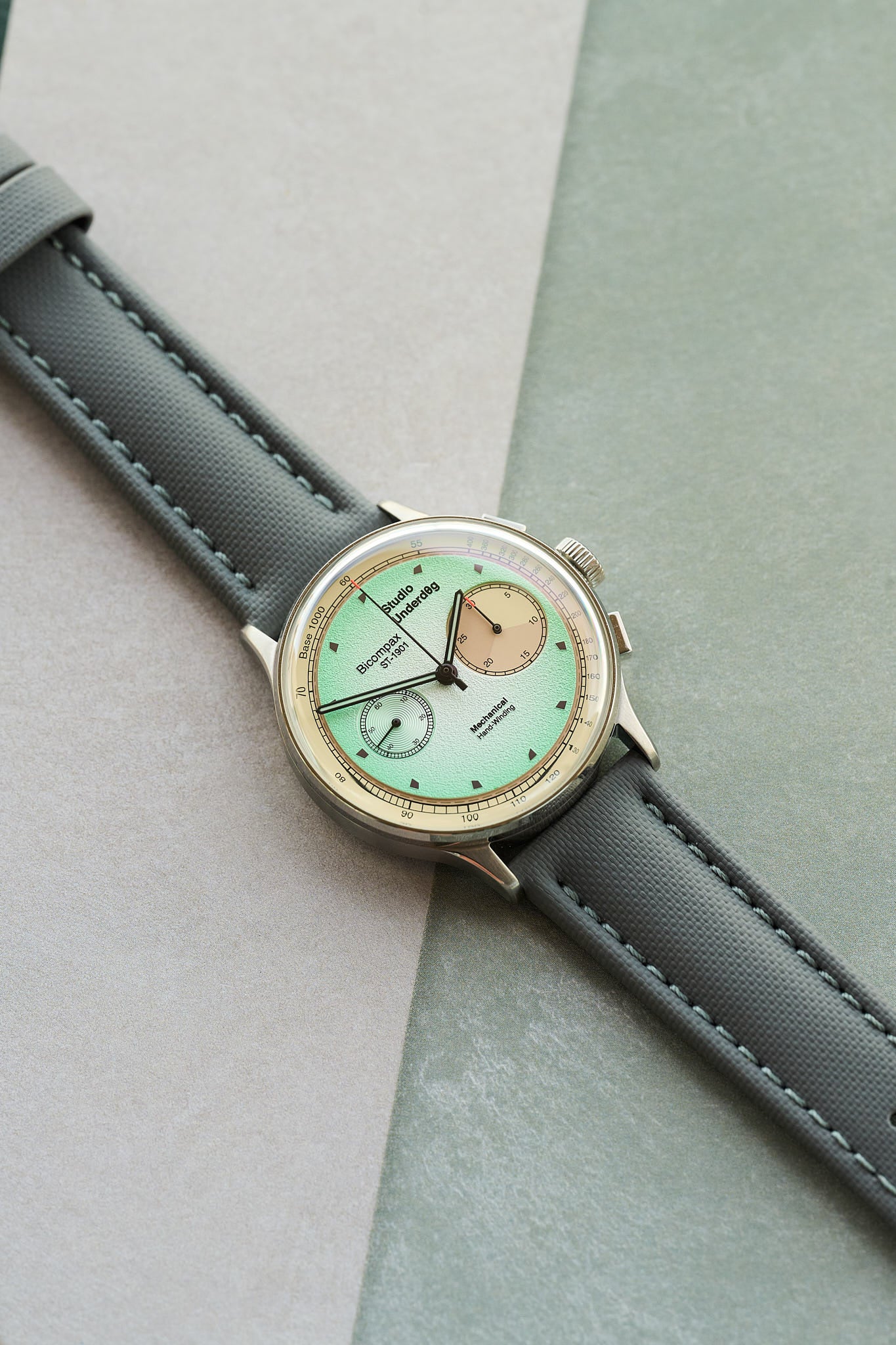 Sailcloth Watch Strap - Grey - The Strap Tailor