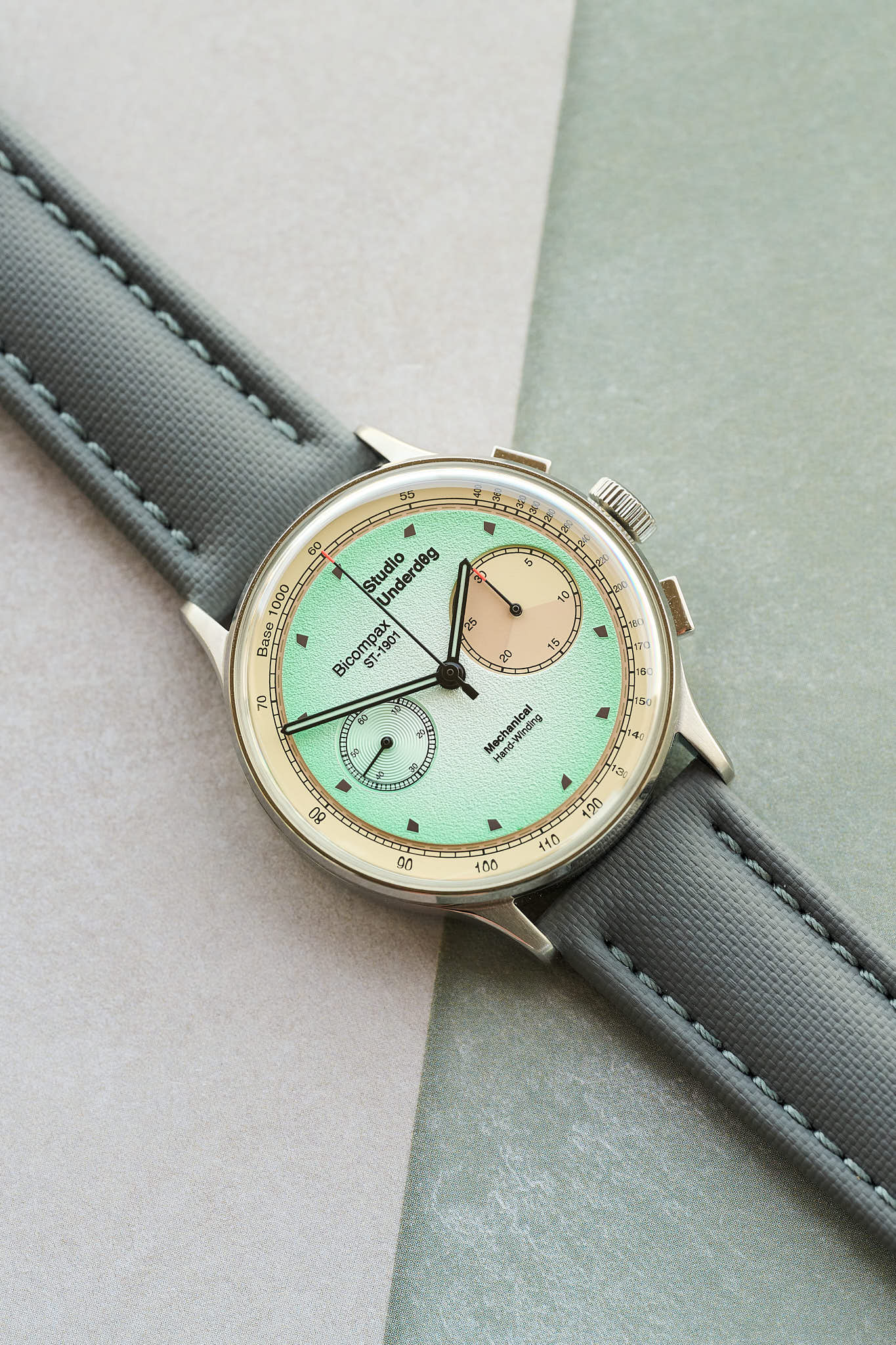 Sailcloth Watch Strap - Grey - The Strap Tailor