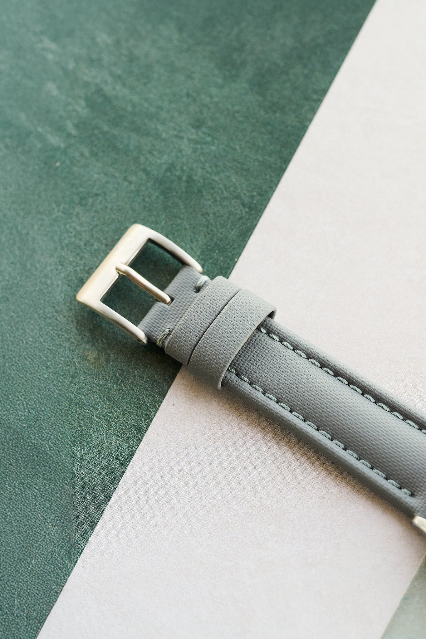 Sailcloth Watch Strap - Grey - The Strap Tailor