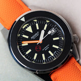 AquaFlex Rubber Classic Strap - Orange - The Strap Tailor