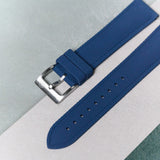 AquaFlex Rubber Classic Strap - Navy Blue - The Strap Tailor